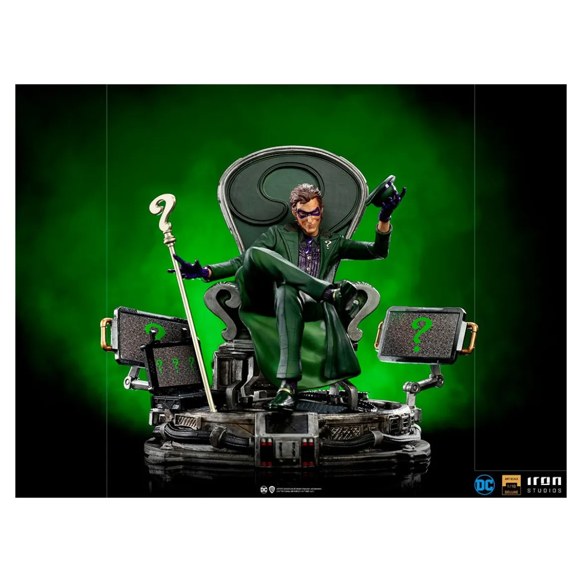 Iron Studios - The Riddler Deluxe – DC Comics Series 7 - Art Scale 1/10