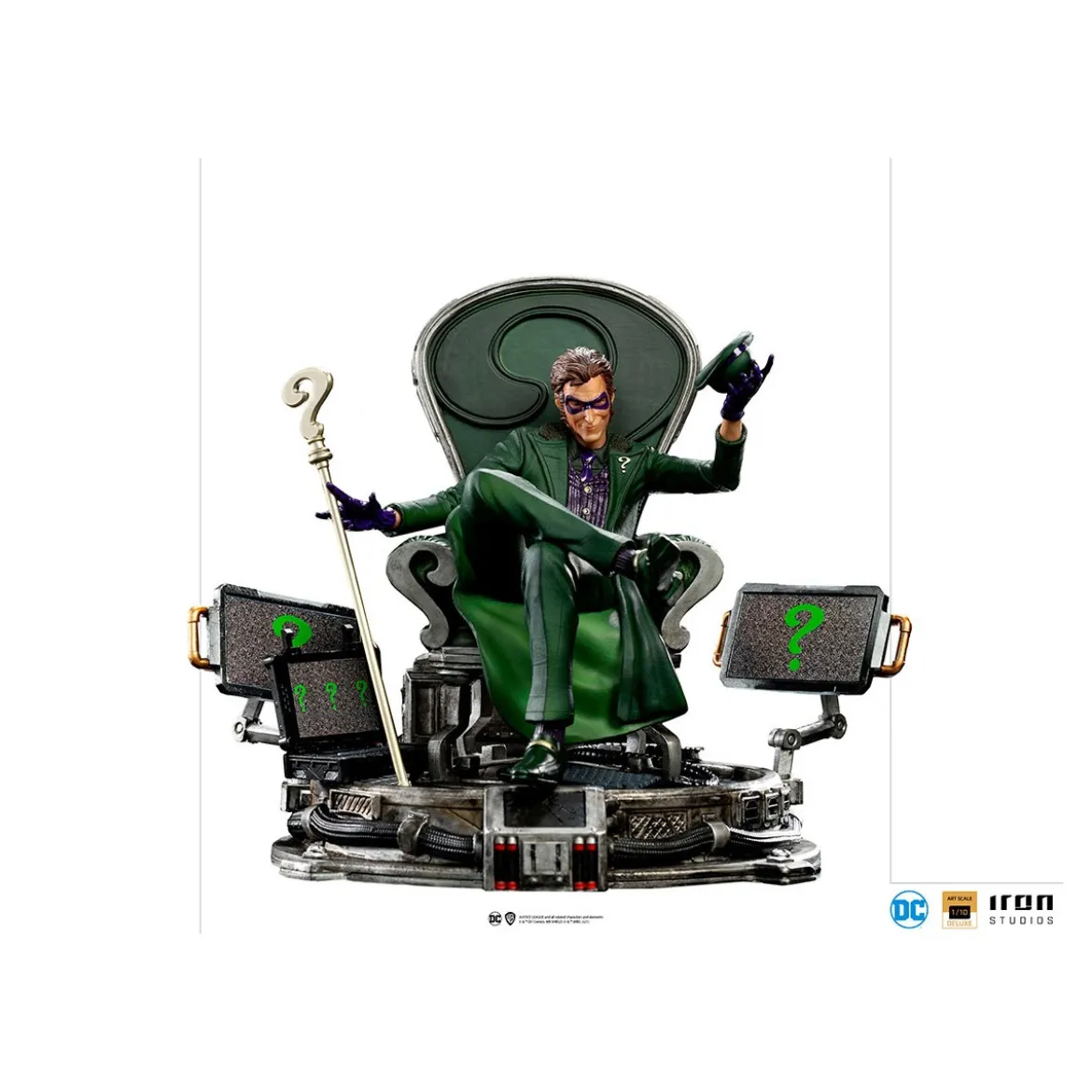 Iron Studios - The Riddler Deluxe – DC Comics Series 7 - Art Scale 1/10