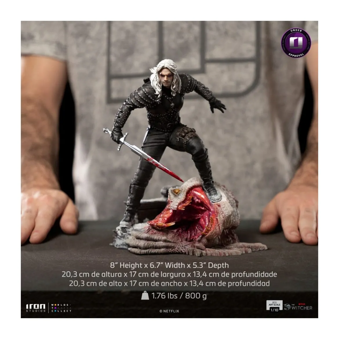 Iron Studios The Witcher - Geralt of Riva BDS Arts Scale 1/10
