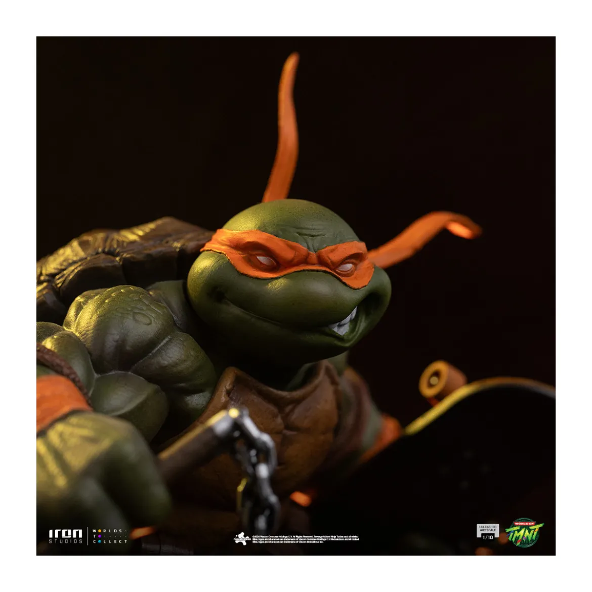 Iron Studios - TMNT - Michelangelo Unleashed Art Scale 1/10 - Teenage Mutant Ninja Turtles