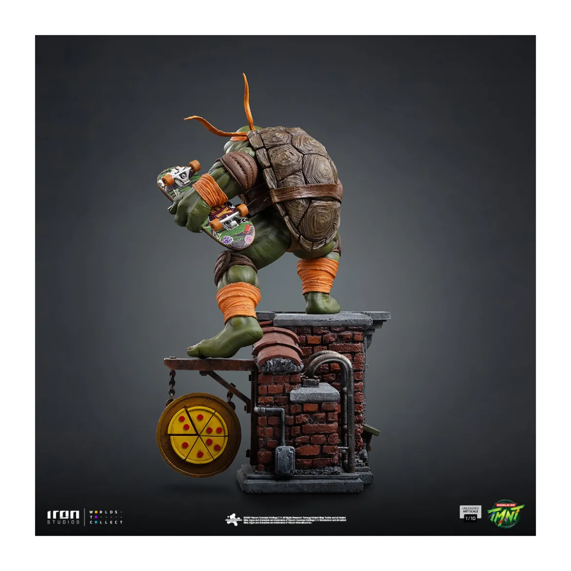 Iron Studios - TMNT - Michelangelo Unleashed Art Scale 1/10 - Teenage Mutant Ninja Turtles