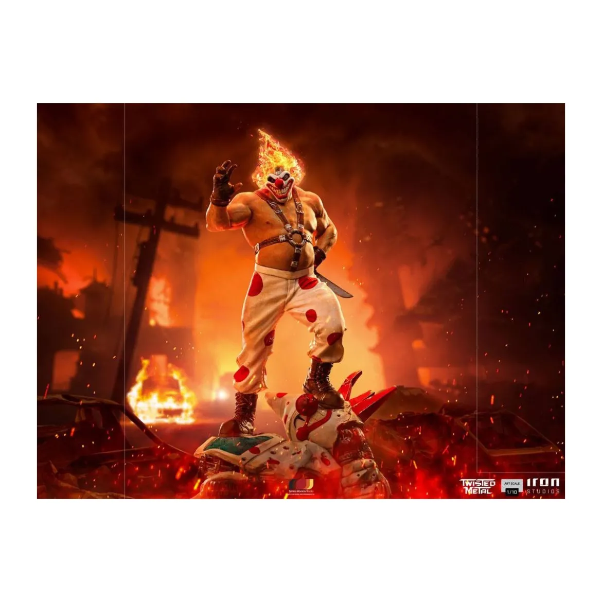 Iron Studios - Twisted Metal statuette 1/10 Art Scale Sweet Tooth - Needles Kane