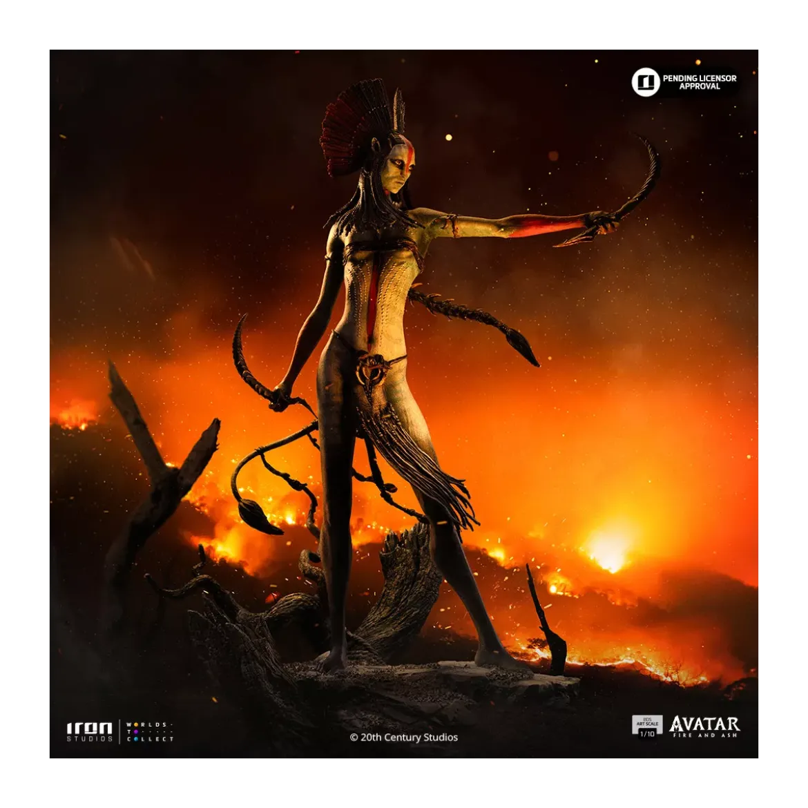 Iron Studios - Varang Art Scale 1/10 - Avatar 3: Fire and Ash