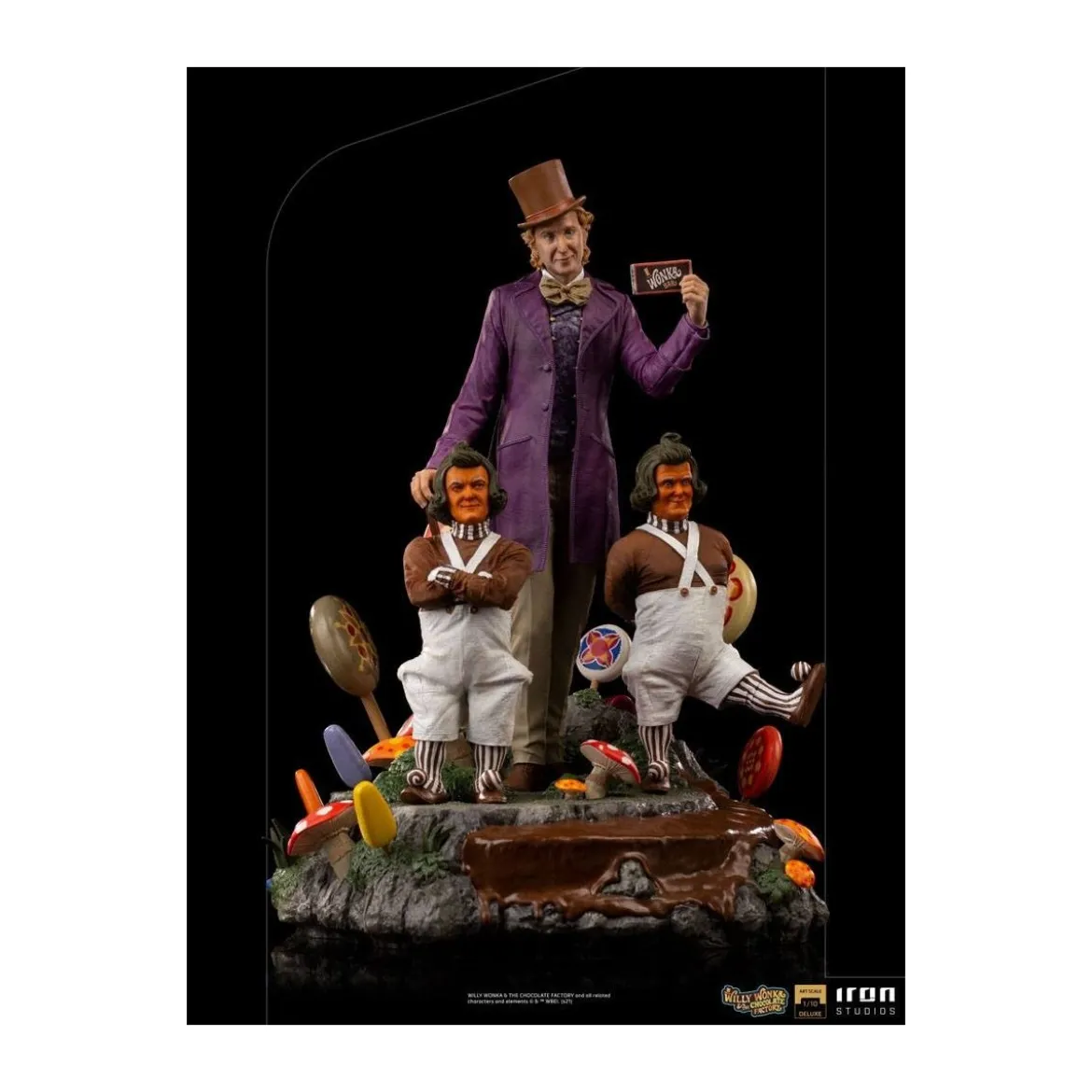 Iron Studios - Willy Wonka Charlie et la Chocolaterie (1971) statuette Deluxe Art Scale 1/10