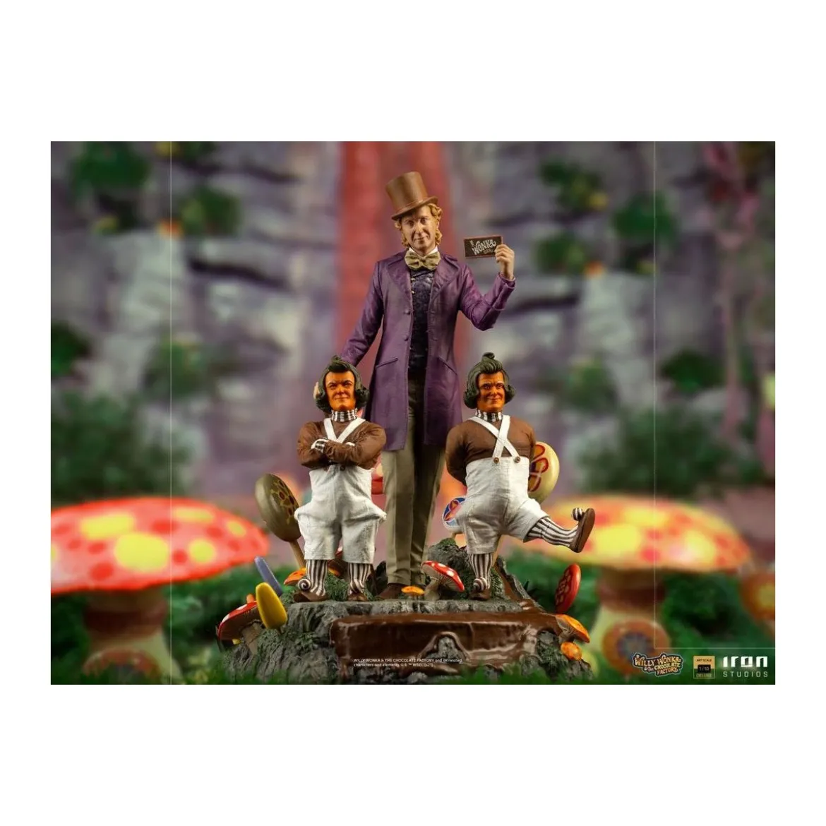 Iron Studios - Willy Wonka Charlie et la Chocolaterie (1971) statuette Deluxe Art Scale 1/10