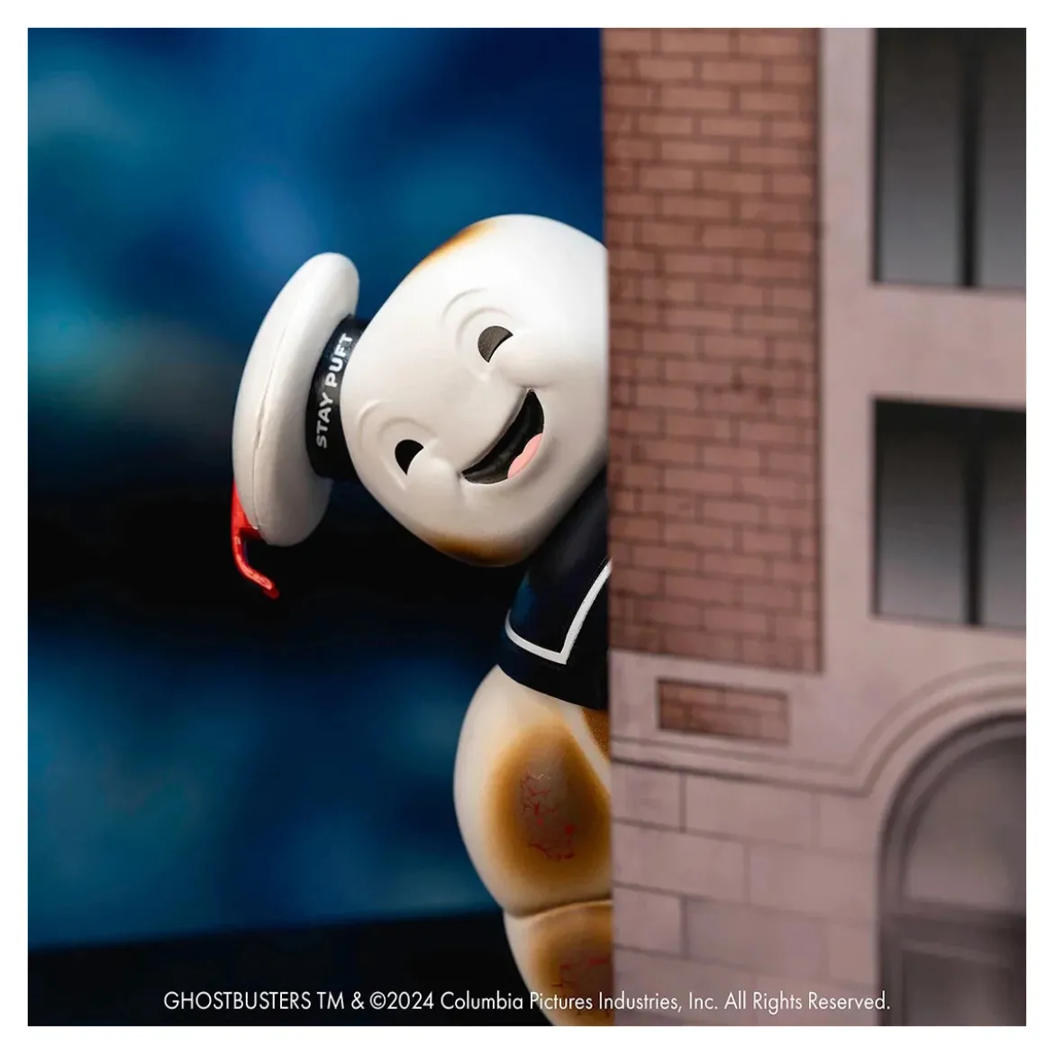 Jada Toys - Ghostbusters Stay Puft marshmallow man with Cadillac Ecto-1 - Nano Scene 1/64