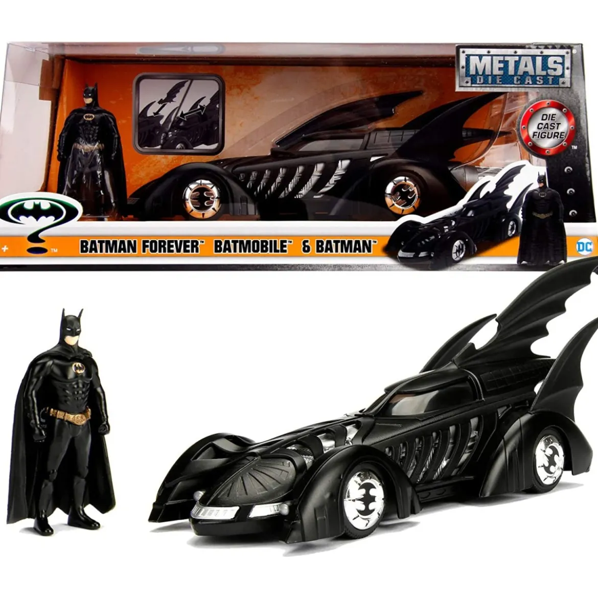 Jada Toys - Hollywood Rides - 1995 Batman Forever Batmobile 1/24 Metals Diecast