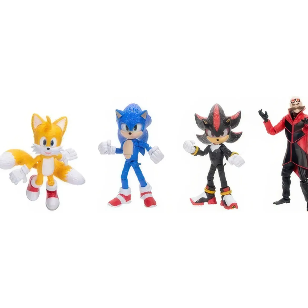 Jakks Pacific - Sonic The Hedgehog 3 - Wave 1 Set de 4 figurines