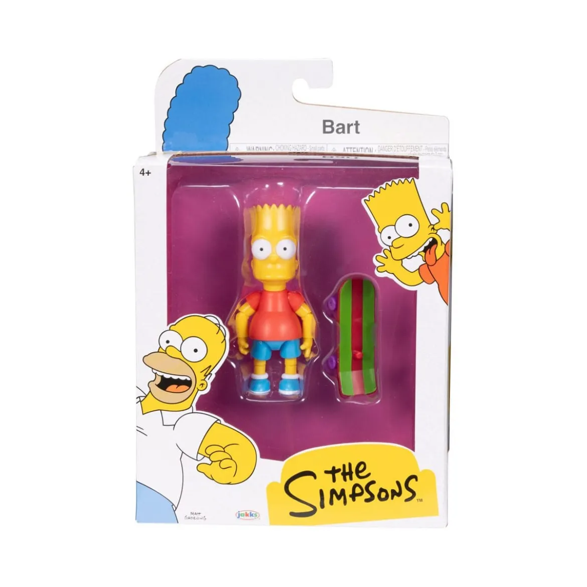 Jakks Pacific - The Simpsons - Wave 1 Homer, Bart, Willie, Otto.