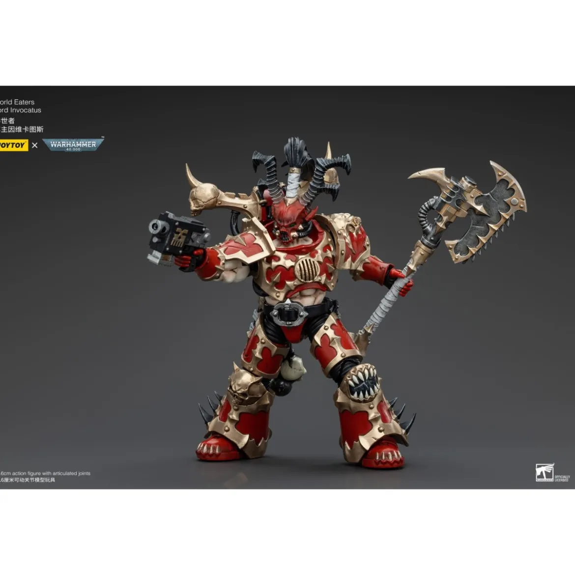 JoyToy Chaos Space Marines - World Eaters Lord Invocatus - Warhammer 40K