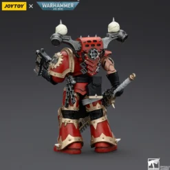 JoyToy Chaos Space Marines - World Eaters Khorne Berzerker with Eviscerator Chainsword 1/18 - Warhammer 40K
