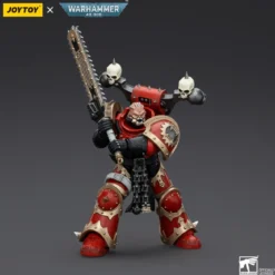 JoyToy Chaos Space Marines - World Eaters Khorne Berzerker with Eviscerator Chainsword 1/18 - Warhammer 40K