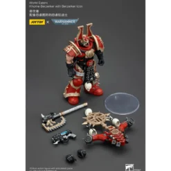 JoyToy Chaos Space Marines - World Eaters Khorne Berzerker with Berzerker lcon 1/18 - Warhammer 40K