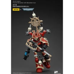 JoyToy Chaos Space Marines - World Eaters Khorne Berzerker with Berzerker lcon 1/18 - Warhammer 40K