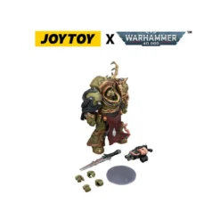Joytoy - Death Guard - Blightlord Terminator 3 with Combi-bolter and Bubotic Blade 1/18 - Warhammer 40k