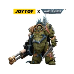 Joytoy - Death Guard - Blightlord Terminator 1 with Reaper Autocannon and Bubotic Blades 1/18 - Warhammer 40k