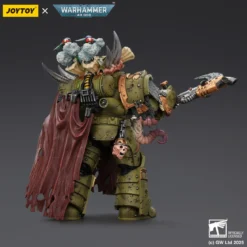 Joytoy - Death Guard - Deathshroud Terminator 2 with Manreaper and Plaguespurter Gauntlets 1/18 - Warhammer 40k