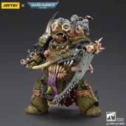 Joytoy - Death Guard - Deathshroud Terminator Champion with Manreaper and Plaguespurter Gauntlets 1/18 - Warhammer 40k