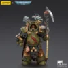 Joytoy - Death Guard - Deathshroud Terminator 1 with Manreaper and Plaguespurter Gauntlets 1/18 - Warhammer 40k