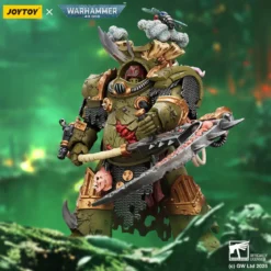 Joytoy - Death Guard - Deathshroud Terminator 1 with Manreaper and Plaguespurter Gauntlets 1/18 - Warhammer 40k