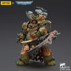 Joytoy - Death Guard - Deathshroud Terminator 1 with Manreaper and Plaguespurter Gauntlets 1/18 - Warhammer 40k