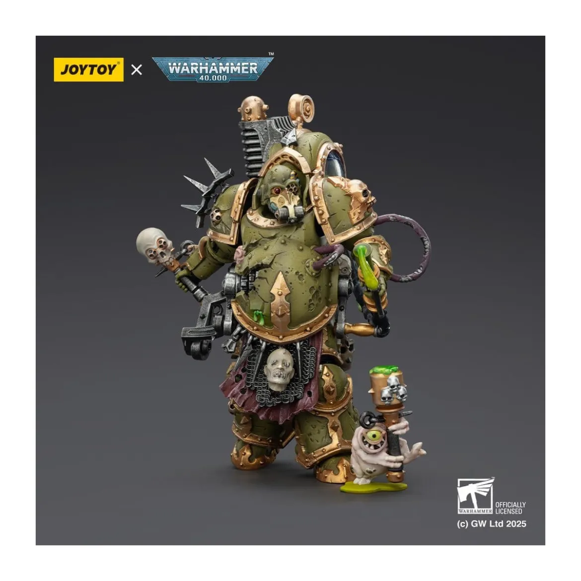 Joytoy - Death Guard - Foul Blight spawn with Plague Sprayer 1/18 - Warhammer 40k
