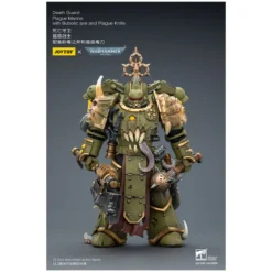 Joytoy - Death Guard - Plague Marine with Bubotic axe and Plague Knife 1/18 - Warhammer 40k