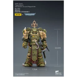 Joytoy - Death Guard - Plague Marine with Bubotic axe and Plague Knife 1/18 - Warhammer 40k