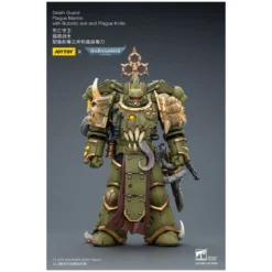 Joytoy - Death Guard - Plague Marine with Bubotic axe and Plague Knife 1/18 - Warhammer 40k