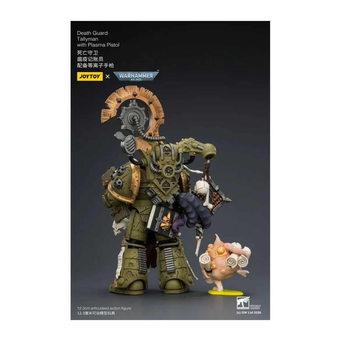 Joytoy - Death Guard - Tallyman with Plasma Pistol 1/18 - Warhammer 40k