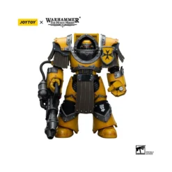 JoyToy Imperial Fists - Legion Cataphractii Terminator Squad - Legion Cataphractii with Heavy Flamer 1/18