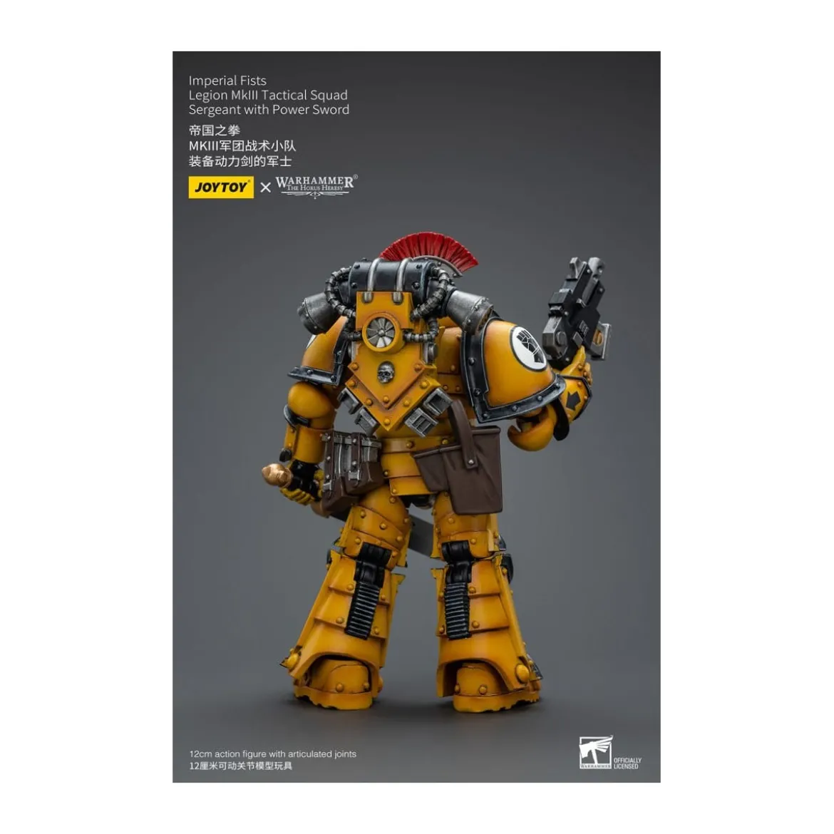JoyToy - Imperial Fists - Legion MkIII Tactical Squad Sergeant with Power Sword - 1/18 - The Horus Heresy