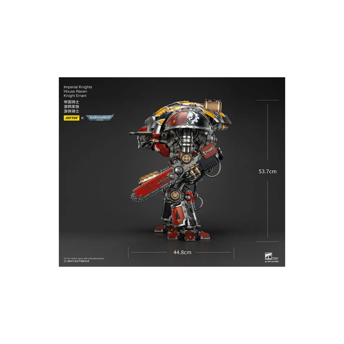 Joytoy - Imperial Knights - House Raven Knight Errant - Warhammer 40000