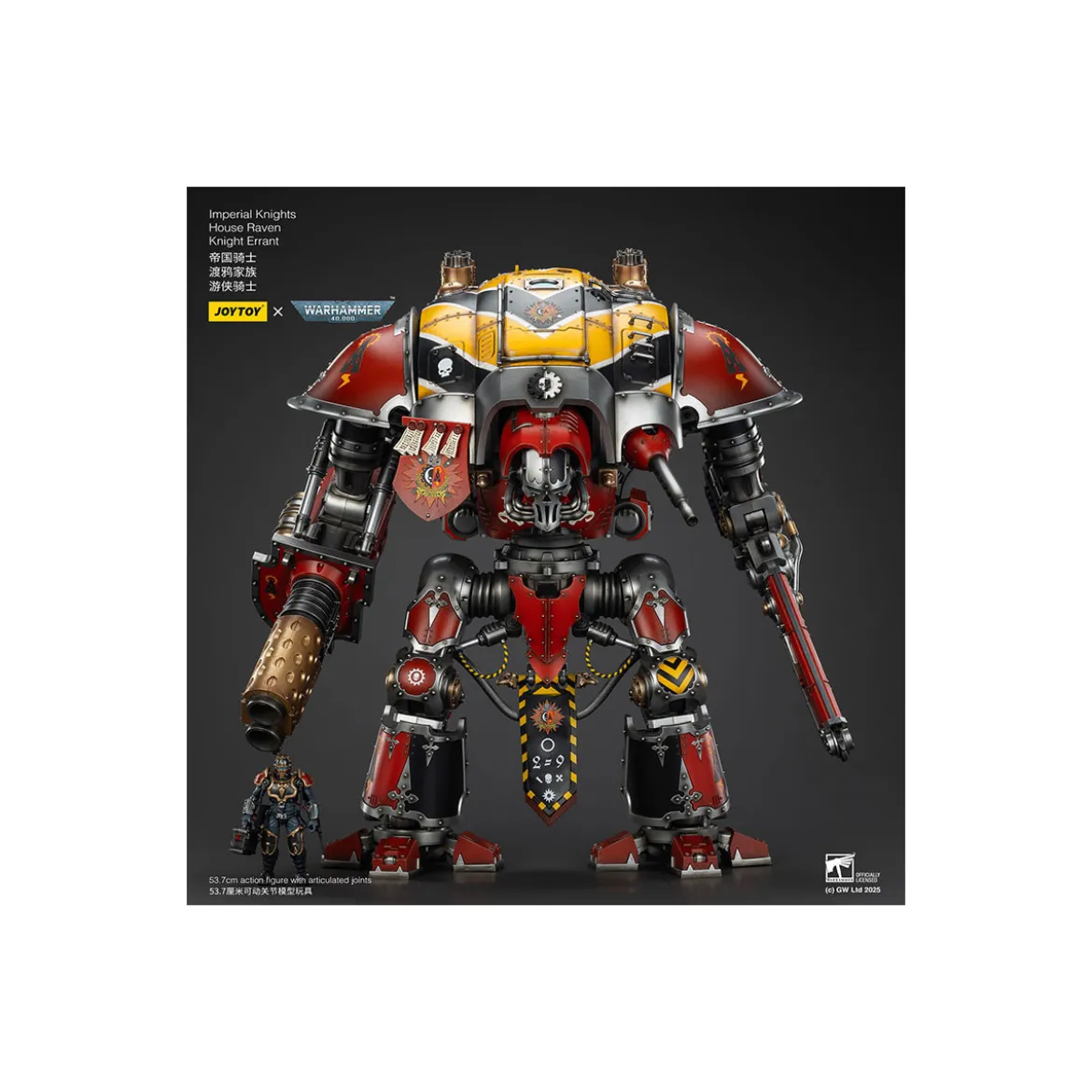 Joytoy - Imperial Knights - House Raven Knight Errant - Warhammer 40000