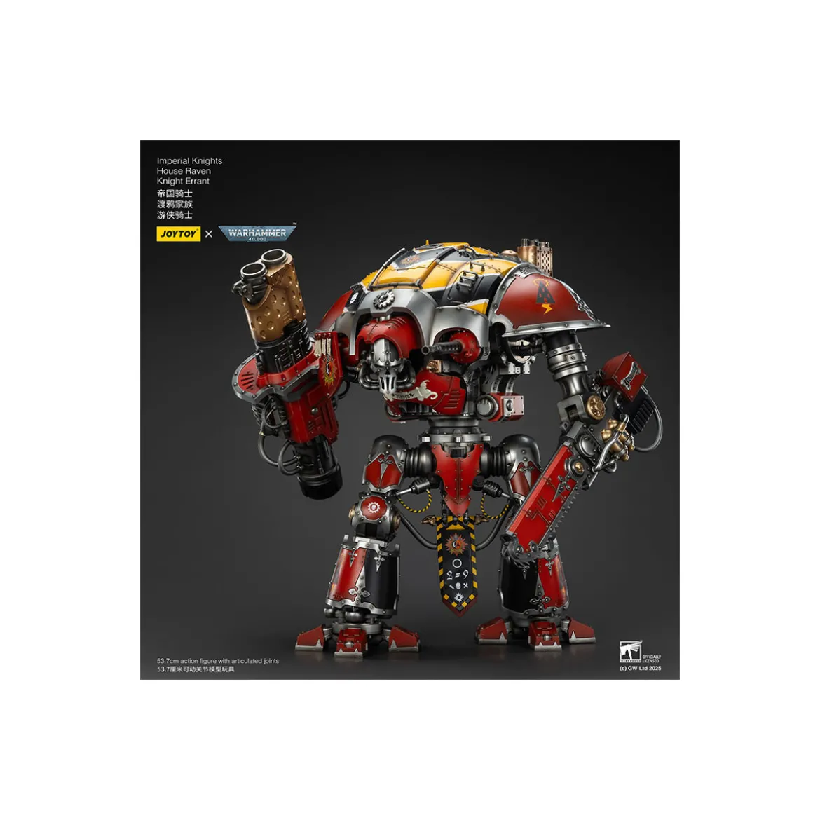 Joytoy - Imperial Knights - House Raven Knight Errant - Warhammer 40000