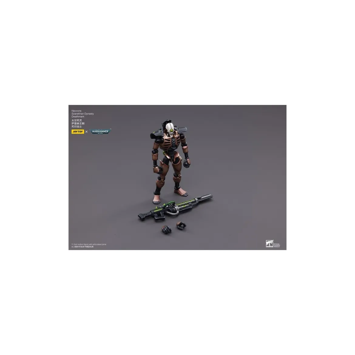 JoyToy Necrons - pack 2 figurines Necrons Szarekhan Dynasty Deathmark 1/18 - Warhammer 40K
