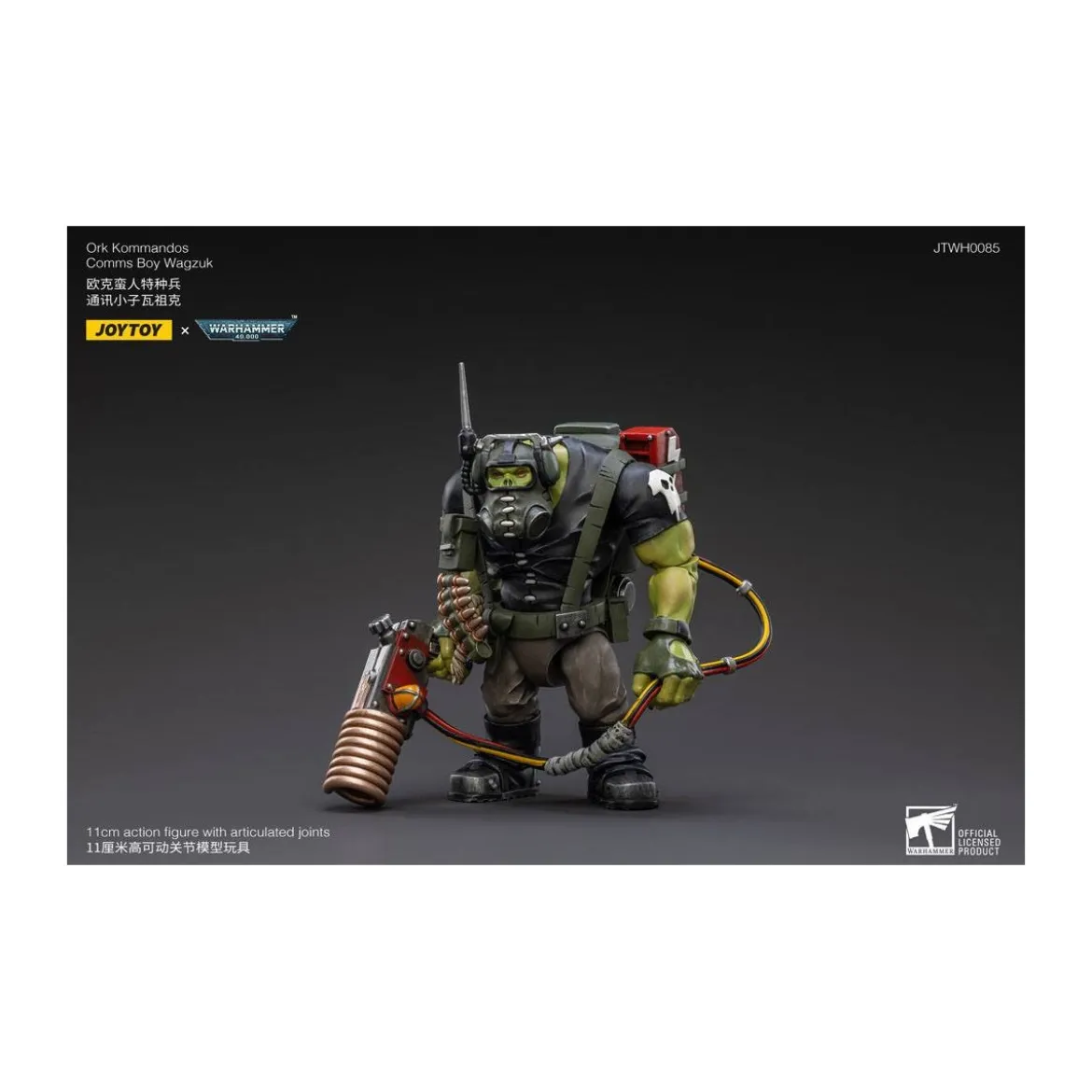 JoyToy Ork Kommandos - Comms Boy Wagzuk 1/18 - Warhammer 40K