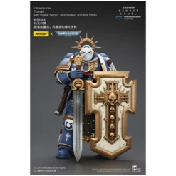 JoyToy - Secret Level - Ultramarines Torvald with Power Sword, Stormshield and Bolt Pistol 1/18 - Warhammer 40000