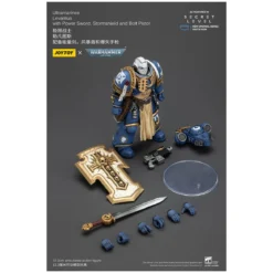 JoyToy - Secret Level - Ultramarines Levantus with Power Sword, Stormshield and Bolt Pistol 1/18 - Warhammer 40000