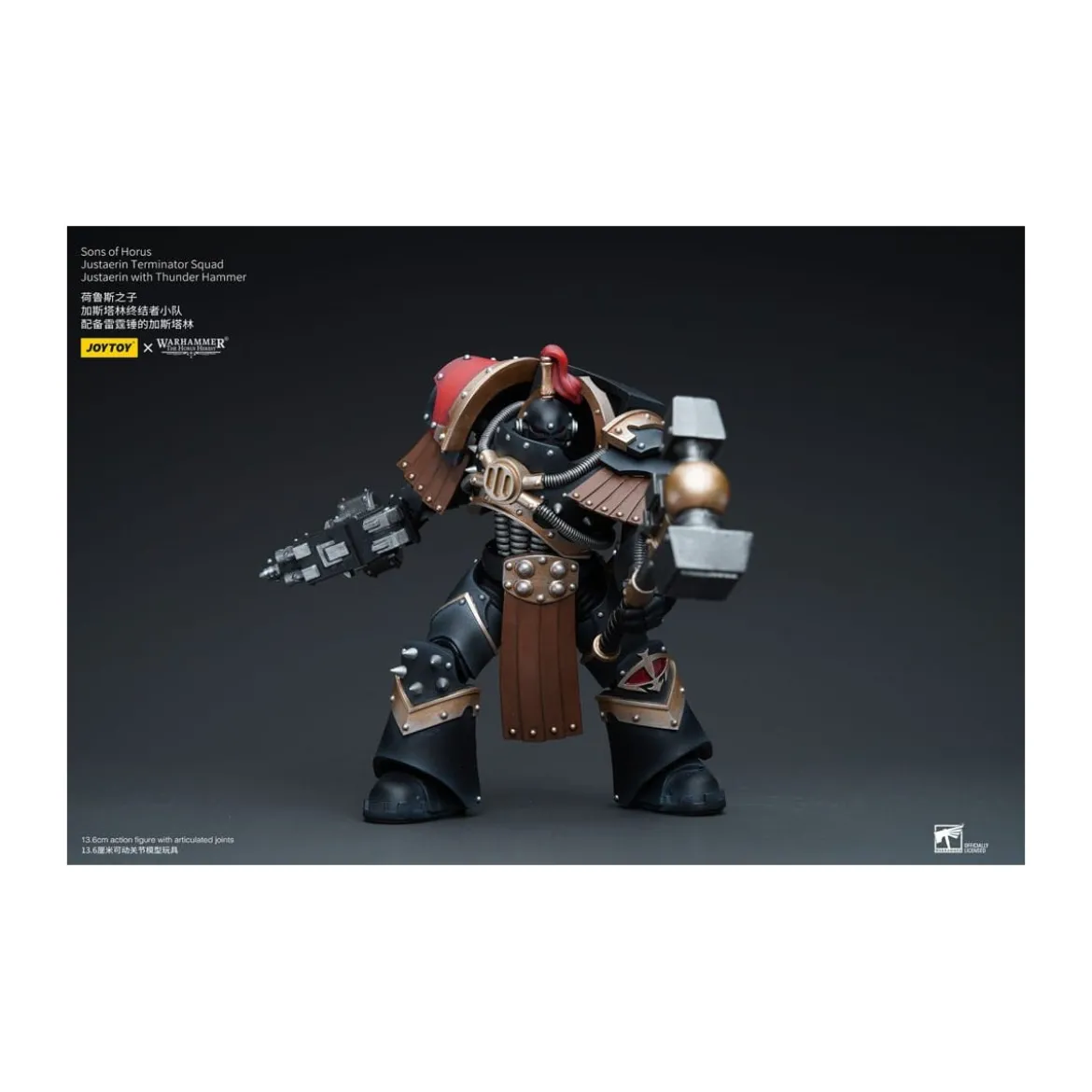 JoyToy - Sons of Horus - Justaerin Terminator Squad - Justaerin with Thunder Hammer 1/18 - The Horus Heresy