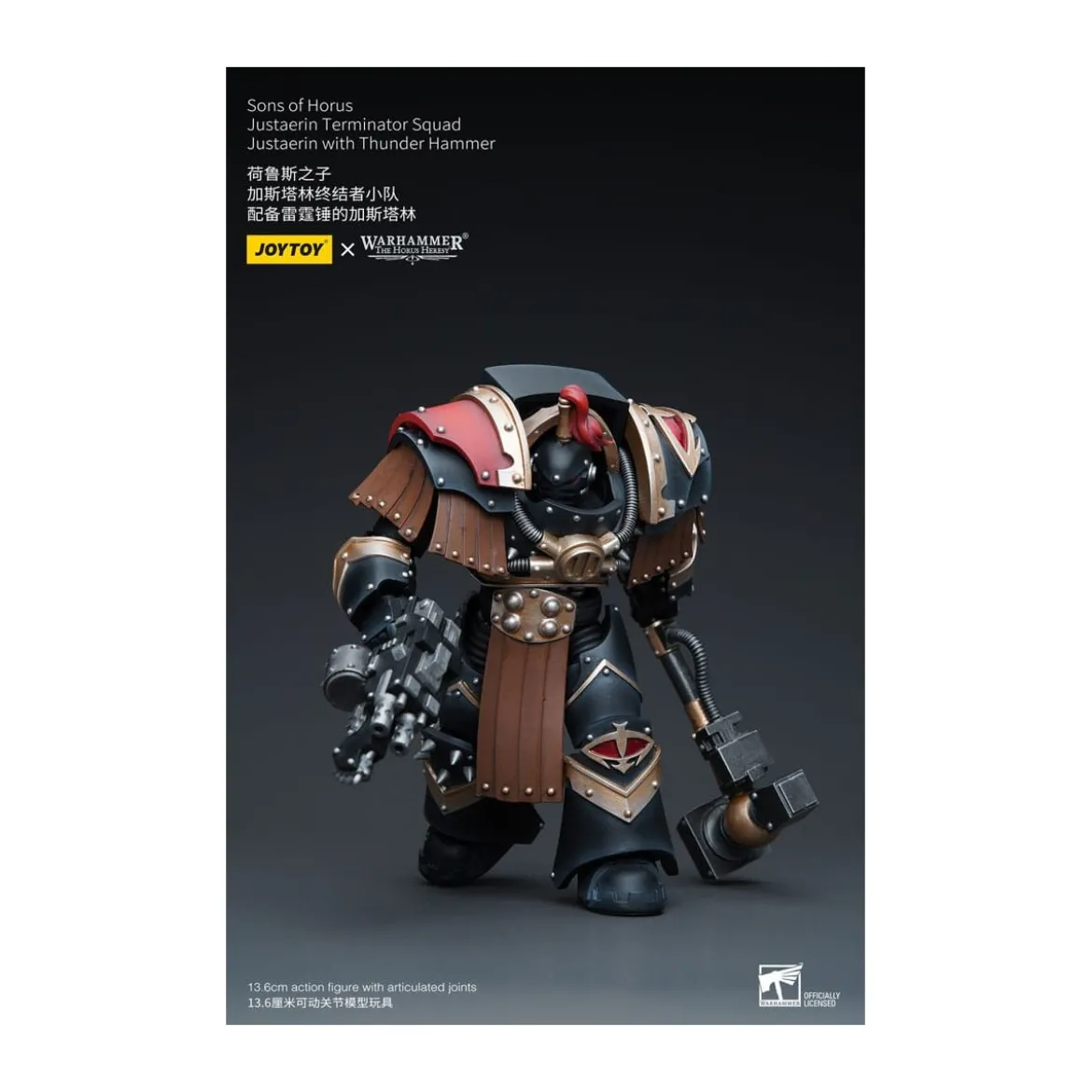 JoyToy - Sons of Horus - Justaerin Terminator Squad - Justaerin with Thunder Hammer 1/18 - The Horus Heresy