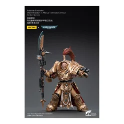 JoyToy Space Marines - Adeptus Custodes Shield-Captain in Allarus Terminator Armour Hydon Seronis 1/18 - Warhammer 40K