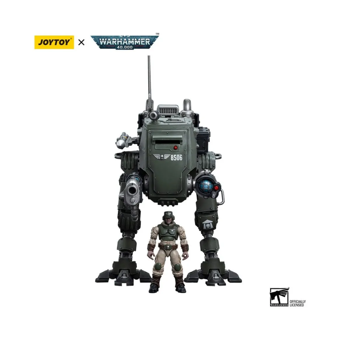 JoyToy Space Marines - Astra Militarum - Cadian Armoured Sentinel 1/18 - Warhammer 40K