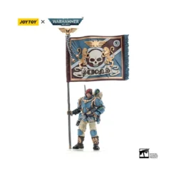 JoyToy Space Marines - Astra Militarum Tempestus - Scions Squad 55Th Kappic Eagles Banner Bearer 1/18 - Warhammer 40K