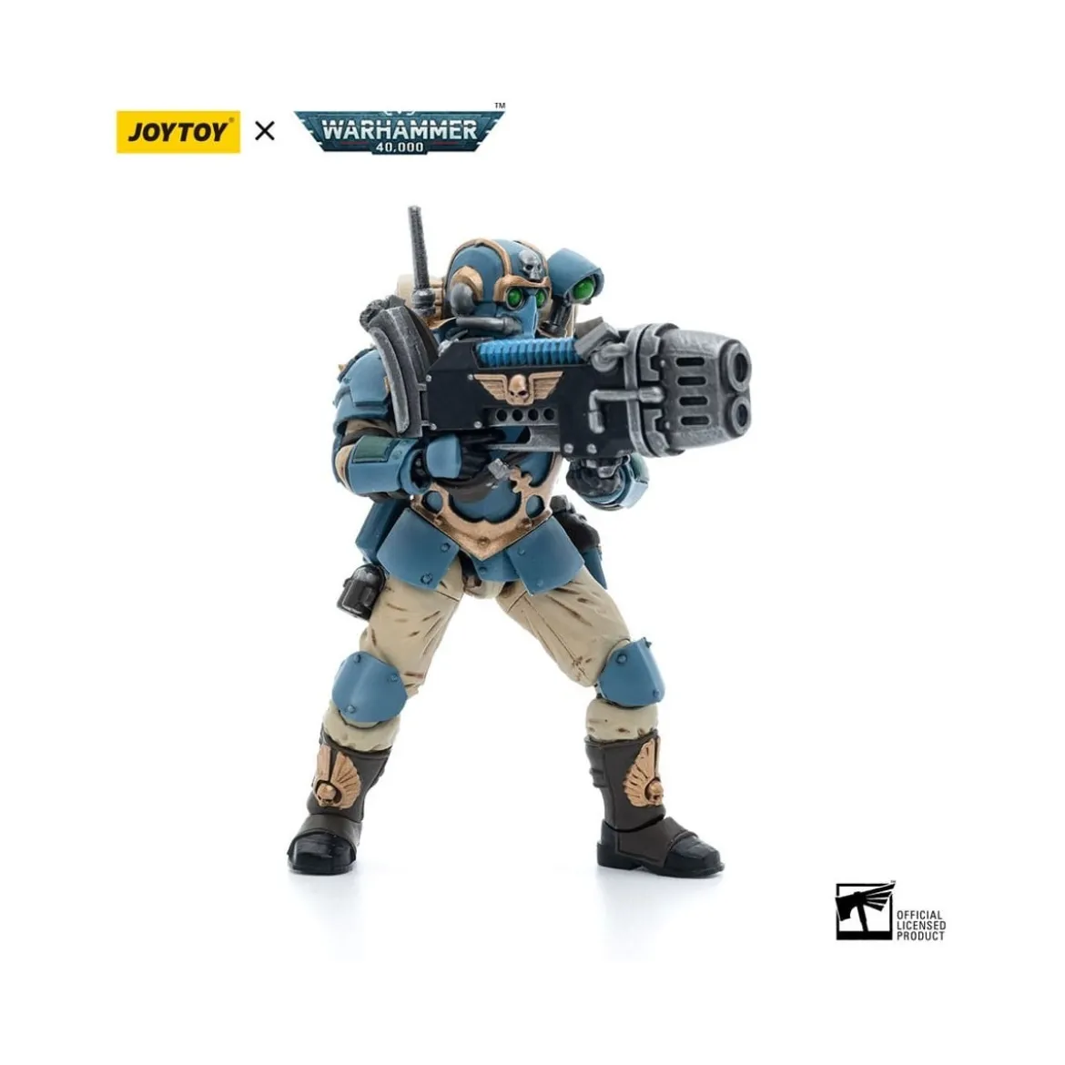 JoyToy Space Marines - Astra Militarum Tempestus - Scions Squad 55Th Kappic Eagles Plasma Gunner 1/18 - Warhammer 40K