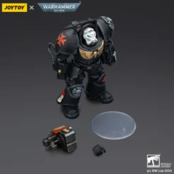 JoyToy Space Marines - Black Templars -Terminator 2 with Power Fist and Storm Bolter 1/18 - Warhammer 40K