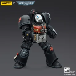 JoyToy Space Marines - Black Templars -Terminator 2 with Power Fist and Storm Bolter 1/18 - Warhammer 40K