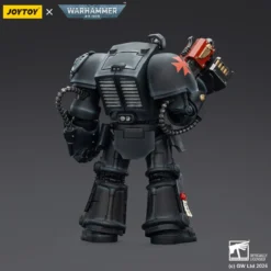 JoyToy Space Marines - Black Templars -Terminator 2 with Power Fist and Storm Bolter 1/18 - Warhammer 40K