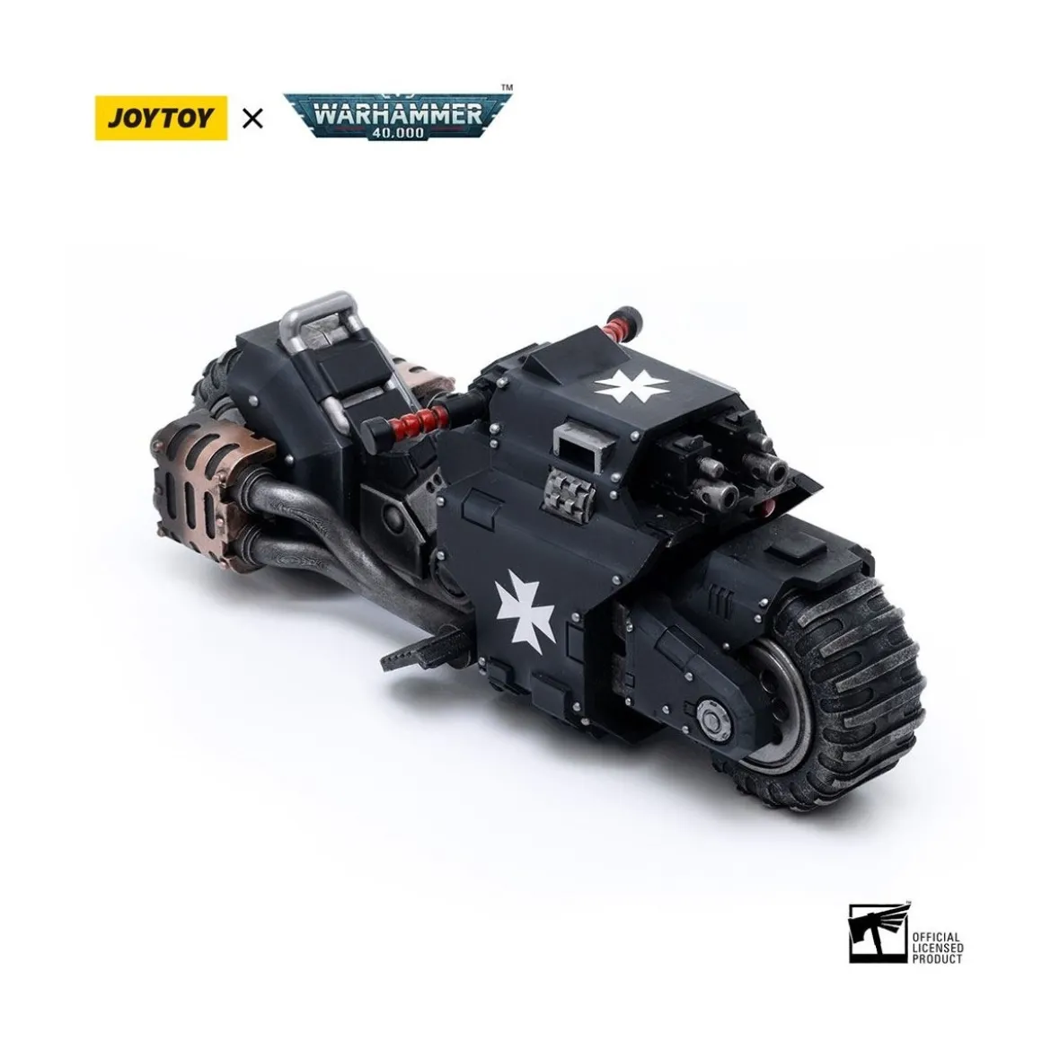 JoyToy Space Marines - Black Templar - Outrider Bike 1/18 - Warhammer 40K