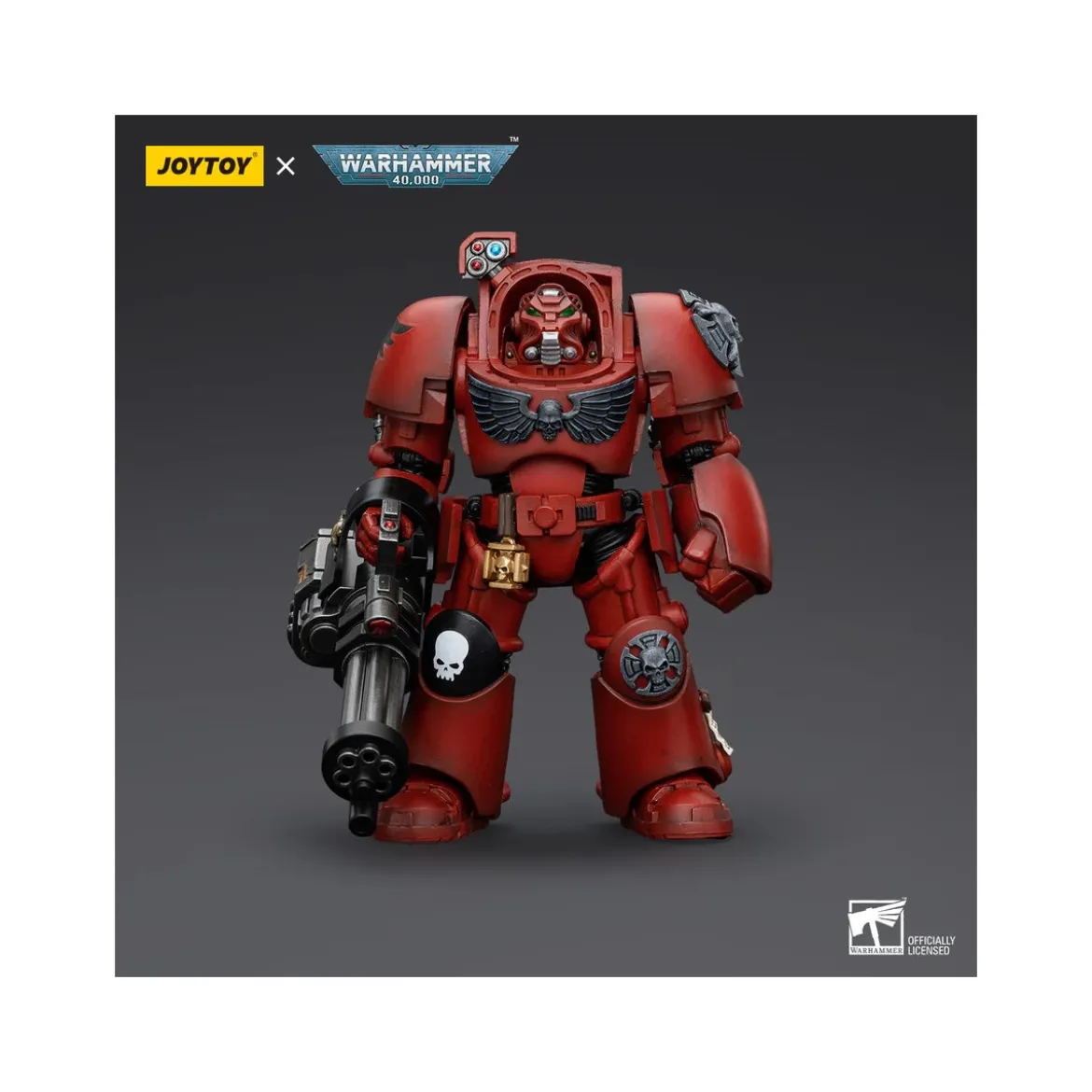 JoyToy Space Marines - Blood Angels Terminator Squad - Terminator with Assault Canon 1/18 - Warhammer 40K